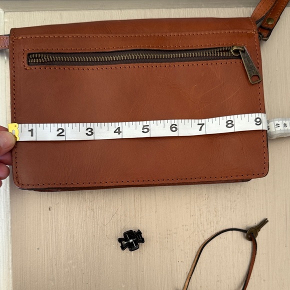 Patricia Nash Brown Leather Crossbody Bag - Picture 12 of 14